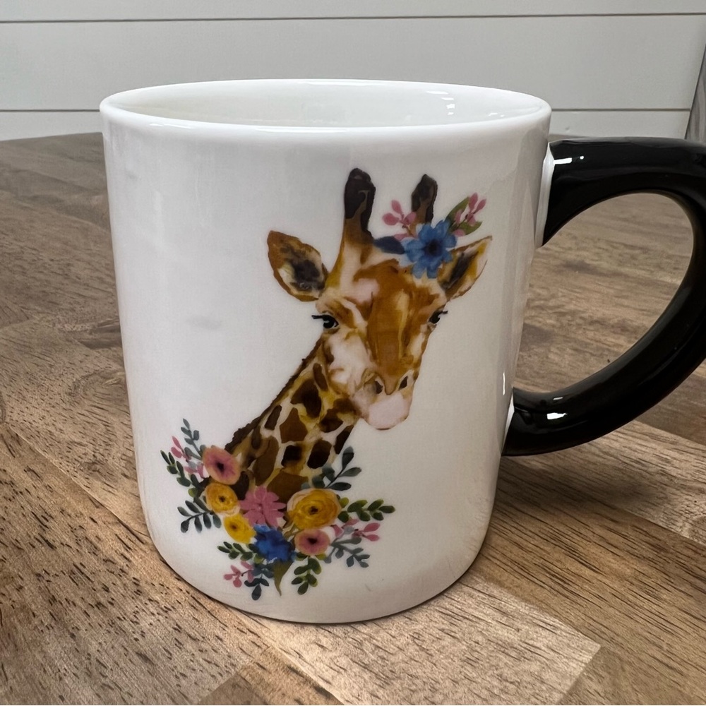Whimsical Giraffe ceramic coffee mug by Ganz